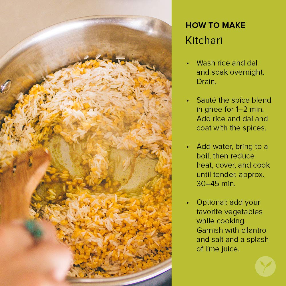 Khichdi(kitchari) Kit~3 day cleanse with Tea