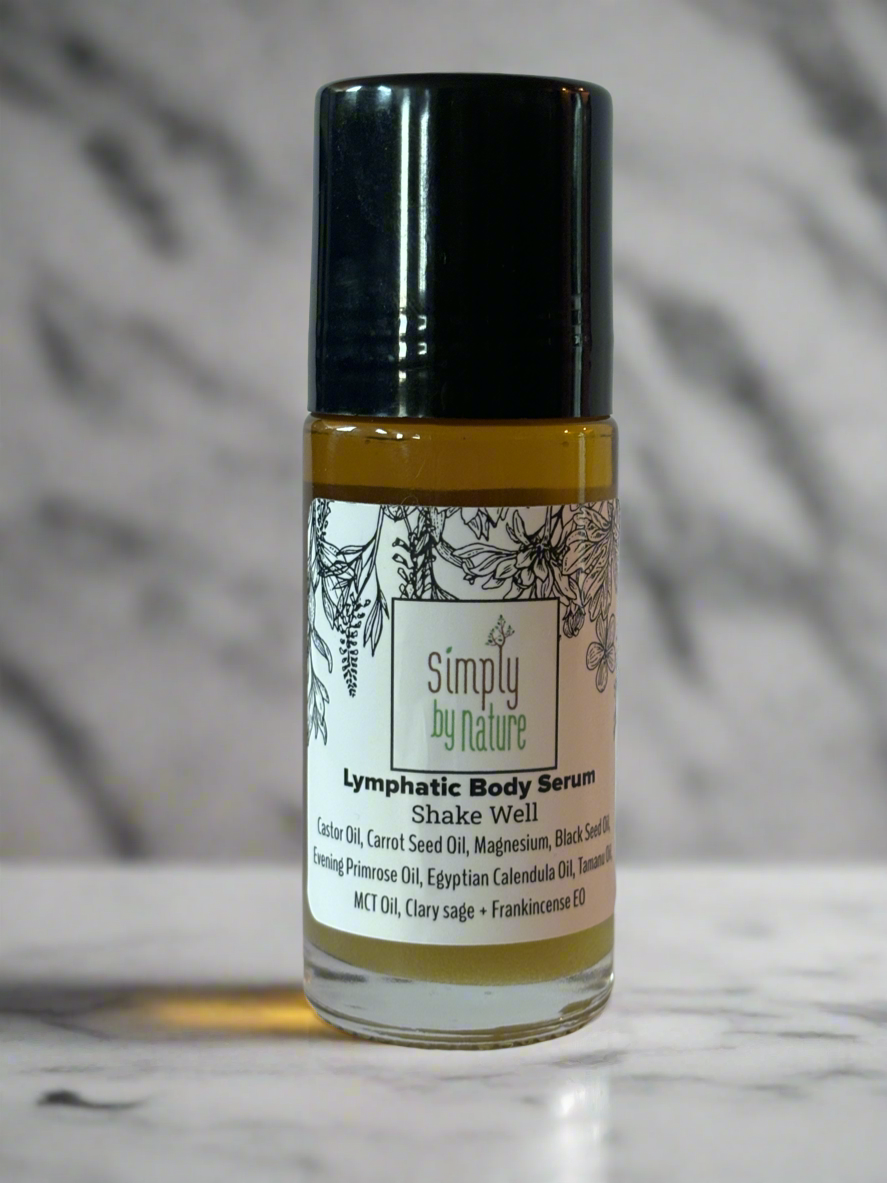 Lymphatic Body Serum                  Size: 2oz glass roller